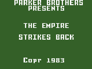 Star Wars: The Empire Strikes Back back cover for Intellivision